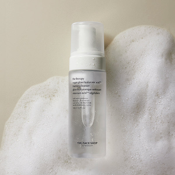 The Therapy Vegan Glow-Hyaluronic Acid Foaming Cleanser