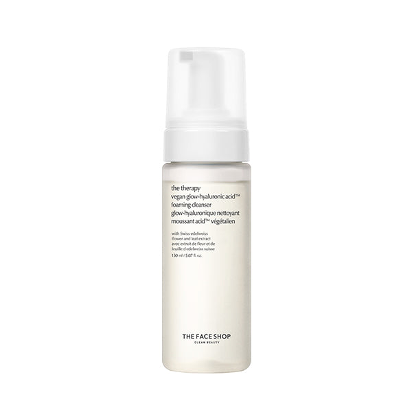 The Therapy Vegan Glow-Hyaluronic Acid Foaming Cleanser